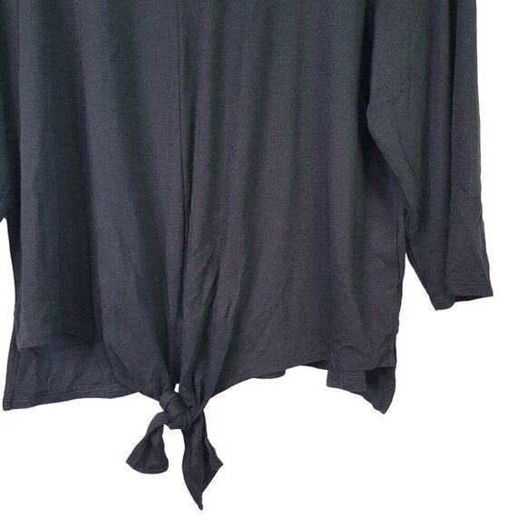 J. Jill Women's Cotton Modal 3/4 Sleev Knot Front Top Size XL - Picture 5 of 12